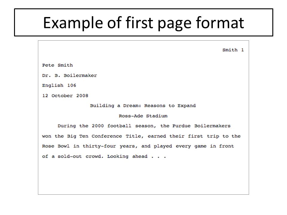 Mla appendix online